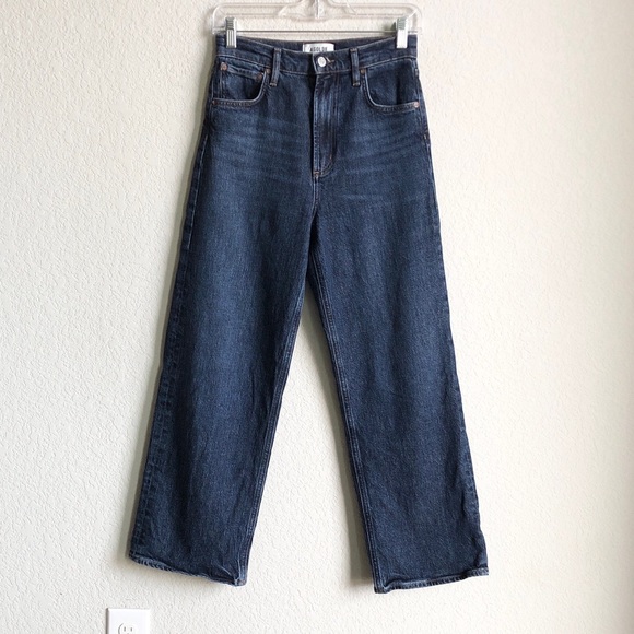 Agolde Denim - Agolde Ren Jeans High Rise Wide Leg A200B-1554 Comfort Stretch